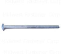 Midwest Fastener 05532 Galvanized Carriage Bolt, 1/2" X 10"