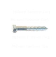 Midwest Fastener 01334 Zinc 1/2 x 4 Hex Lag Screws
