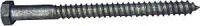 Midwest Fastener 05600 Lag Screw, 1/2-6 Thread, 6 in OAL, 2 Grade, Galvanized Steel, SAE Measuring