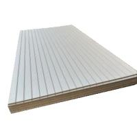 48 X 97 - 1/2" MDF V-BEAD MEDIUM DENSITY FIBERBOARD NANTUCKET BB 2-1/2" ON CENTER PRIMED ONE SIDE BEADED