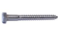 Midwest 50629 1/4 x 2-1/2 Stainless Steel Hex Lag Screws