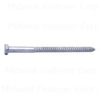 Midwest Fastener 05562 Galvanized 1/4 x 4-1/2 Hex Lag Screws