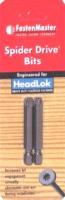 FastenMaster FMSPIDER3-2PK HeadLok Spider 2 in. L Driver Bit Steel 2 pc