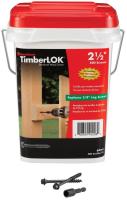FastenMaster FMTLOK212-500 TimberLok No. 10 X 2-1/2 in. L Hex Epoxy Coarse Wood Screws 500 pk