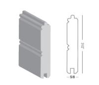 Lifespan 1 X 4 - 16' Tongue & Groove Solid Select Edge & Centerbead Primed Wainscot / Roofer