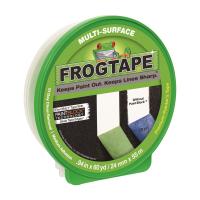 FrogTape 1358463 Painting Tape, 5.7 mil Thick, 60 yd L, 0.94 in W, Green