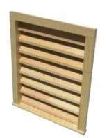 18" X 24" WOOD LOUVER