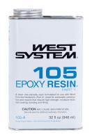 West System 105 Resin Extra Strength Epoxy Clear Epoxy Resin 32 oz