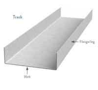 2 1/2" X 10' 20GA METAL RUNNER
