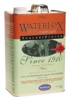 Waterlox 16038 Sealer and Finish, Medium-Gloss, Liquid, Dark Amber, 1 gal