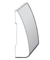 14' PC. 2-1/4" CLAMSHELL CASING FJP "Interior use only" 11/16" X 2-1/4"