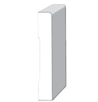 Garden State 16'PC.3-1/2" Contemporary Sanitary Base 9/16" X 3-1/2" Finger Jointed Pine Casing "Interior use only"