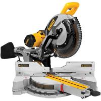 Dewalt DWS780 Double Bevel Sliding Compound Corded Miter Saw, 120 V, 15 A, 12 in Dia