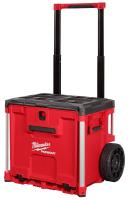 Milwaukee PACKOUT 48-22-8420 Rolling Drawer Tool Box, 250 lb, Polypropylene, Black/Red