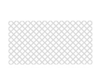 4' X 8' WHITE VINYL DIAGONAL LATTICE 2 7/8" SPACING