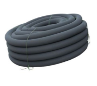 ADS Singlewall Perforated Drain Pipe, 4" X 100', with Filter Sock