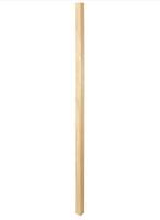 Coffman I802362 1-1/4" SQUARE PRIMED POPLAR BALUSTER 42" w/ 3/4" PIN, 5060 STYLE