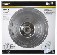 PowerZone ORBL081508 Brooder Clamp Light, Plug-In, Clamp Lights Lamp, Silver