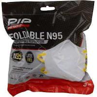 Safety Works PRO43361-3 Disposable Respirator, N95 Filter Class, White