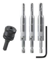 Make it Snappy 45400 5/64 7/64 9/64 in. Steel Self-Centering Hinge Bit Set 3 pc