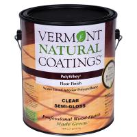 Vermont Natural Coatings 900100 PolyWhey Semi-Gloss Clear Water-Based Floor Finish 1 gal
