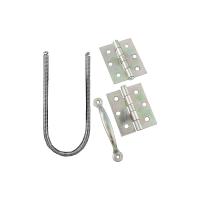 National Hardware V90 Series N107-425 Screen Door Set, Steel, Zinc