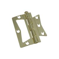 National Hardware N244-780 Door Hinge, Steel, Brass, Tight Pin, Surface, 25 lb