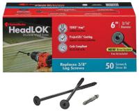 FastenMaster FMHLGMTT006-50 Headlok 6 in. L Torx Ttap T30 Coarse Structural Wood Screws 1 pk of 50