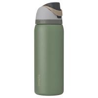 Owala C07737 FreeSip 24 fl. oz. Green House BPA Free Water Bottle with Spout Lid