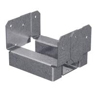 Simpson Strong-Tie ABA ABA44Z Post Base, 4 x 4 in Post, 16 ga Gauge, Steel, ZMAX