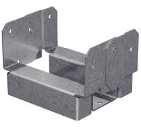 Simpson Strong-Tie ABA ABA46Z Post Base, 4 x 6 in Post, 14 ga Gauge, Steel, ZMAX