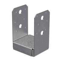 Simpson Strong-Tie ABU ABU44Z Post Base, 4 x 4 in Post, 16 ga Gauge, Steel, ZMAX
