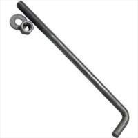 ProFIT AG5810 Anchor Bolt, 10 in L, Steel, Galvanized, EACH