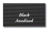 Sure-Loc Crisp-Edge Aluminum Garden Edging 4" X 8' X 1/8" Black Anodized Finish with 5 Black Anodized Stakes