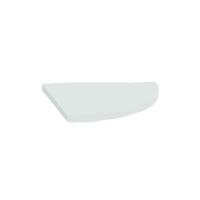 CORNER SHELF 9" PANA WHITE