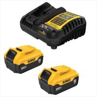 DeWalt  DCB205-2C 20V MAX 5 Ah Lithium-Ion Battery and Charger Starter Kit 3 pc