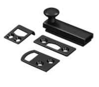 DELTANA 2" SURFACE BOLT BLACK