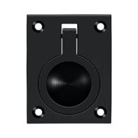 Deltana FRP25U19 Flush Ring Pull Flat Black