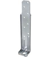 Simpson Strong-Tie DTT DTT1Z Deck Tension Tie, 7-1/8 in L, 1-1/2 in W, Steel, ZMAX, Fastening Method: Nail, Screw