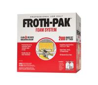 DUPONT SPRAY-FOAM 200SF FROTH-PAK CLASS A INSULATION/SEALANT 1" THICK=200SQFT COVERAGE AGED R-VALUE 6.2 AT 1" THICK