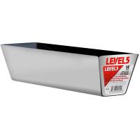 Level5 5-334 Curved Bottom 14" Mud Pan, Stainless Steel