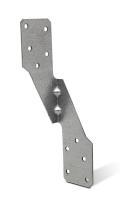Simpson Strong-Tie H2.5AZ Hurricane Tie, 6 in L, 1-3/8 in W, Steel, ZMAX, Fastening Method: Nail