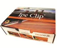 DeckWise IPE Extreme-S Fastener Black 5/32" Spacing, Covers 100SQ for Grooved Decking 175 CT