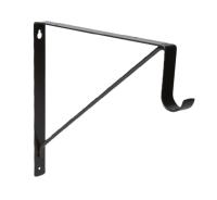 Lido 26BK-8150A Shelf and Rod Bracket Black