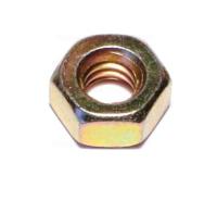 Midwest Fastener 03715 Yellow Zinc Grade #8 1/4"-20 Coarse Hex Nut Each