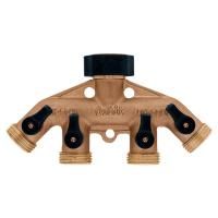 Orbit 62010N 3/4 in. Brass Threaded Male Garden Hose Manifold