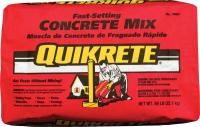 Quikrete 1004-50 Concrete Mix, Gray/Gray-Brown, Granular Solid, 50 lb Bag