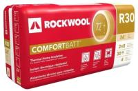Rockwool RXCB3023 R30 7½" X 23" - 48" 30.7 SQFT  ComfortBatt Unfaced (4 Batts Per Bundle)
