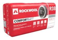 Rockwool 294337 R38 9.5"X15.25"X47" 19.27SF ComfortBatt 4 Batts Per Bundle RXCB381525A