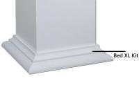 Versatex VTXPTK4BEDXL - 4" Versawrap Bed Trim Kit 1-3/4" XL White
